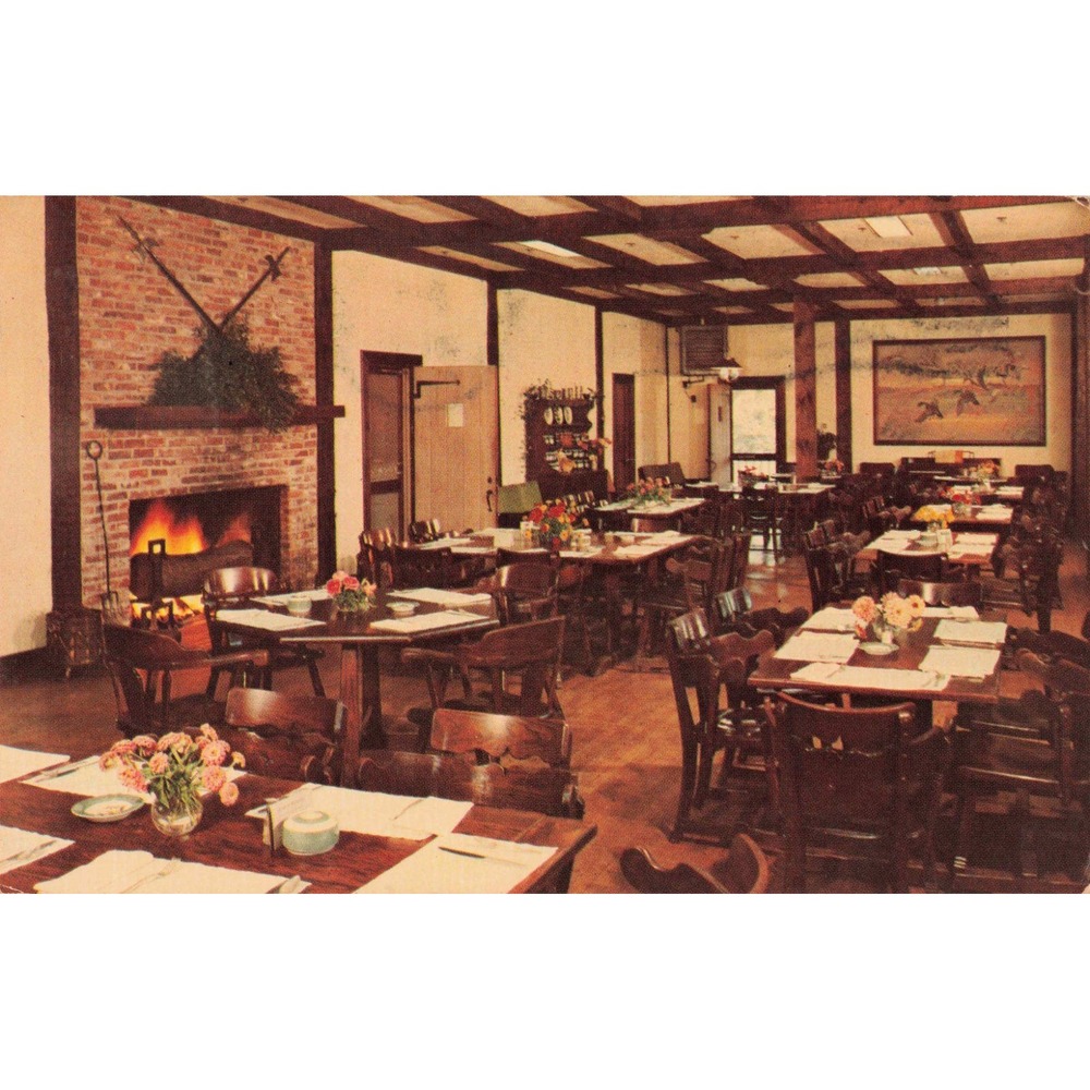 Vintage Callaway Gardens Pine Mountain Georgia Clubhouse Postcard 1966 VG - Picture 1 of 2